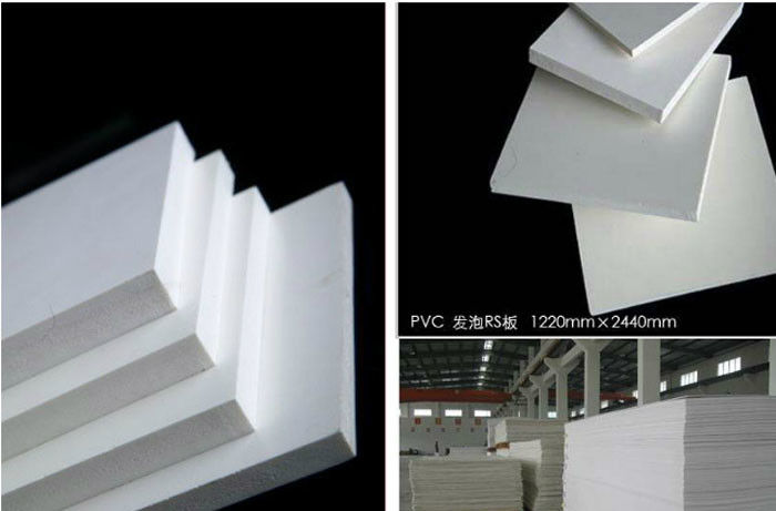 White Cabinet Durable PVC Forex Sheet Fire Retardant Rigid 1220 X 2440mm
