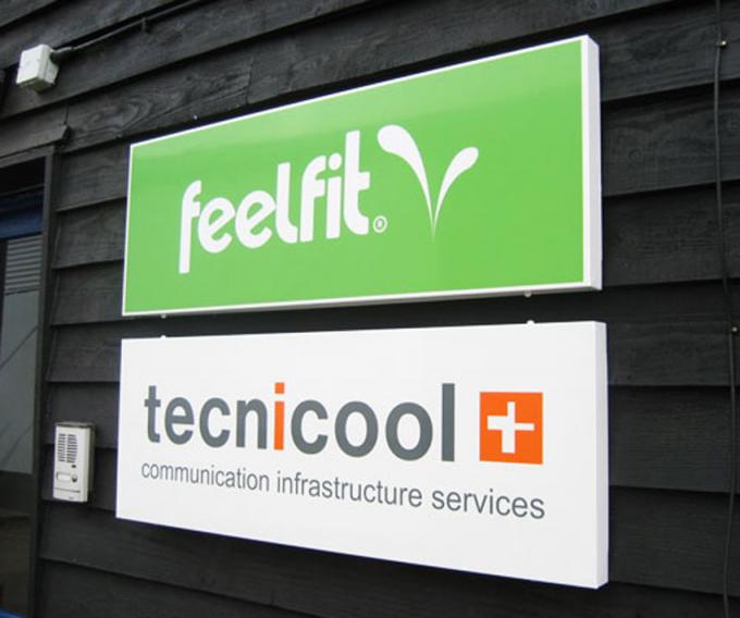 Round Corner Custom Exterior Sign Board A Shape Floor Warning Screen