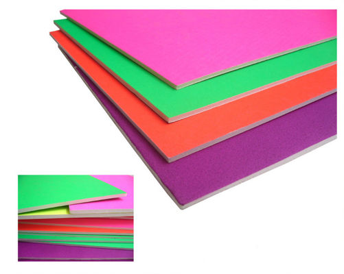 Waterproof 5mm High Density Foam Board , Colored Interior Ceiling Foam Board